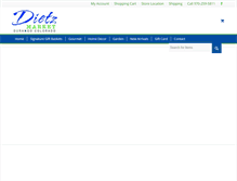 Tablet Screenshot of dietzmarket.com